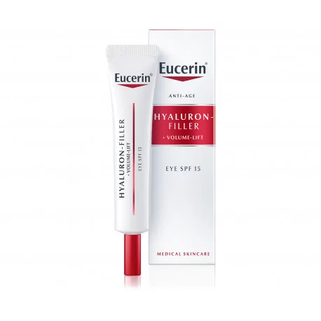 Eucerin HYALURON-FILLER+Volume-Lift Očný krém SPF 15 15 ml