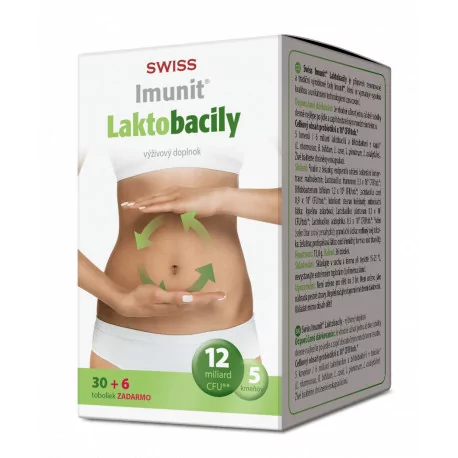 SWISS Imunit LAKTOBACILY kapsuly 36 ks