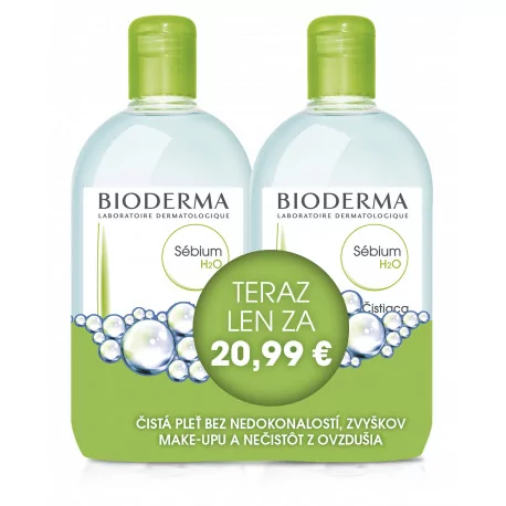 BIODERMA Sébium H2O micelárna voda 2 x 500 ml