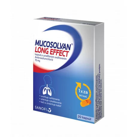 MUCOSOLVAN Long Effect 75mg kapsuly 20 ks
