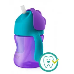 AVENT HRNČEK so slamkou s držadlami dievča 200 ml 1 ks