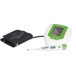 MICROLIFE TLAKOMER BP 3AG1 na rameno s adaptérom 1 ks + teplomer zelený 1set