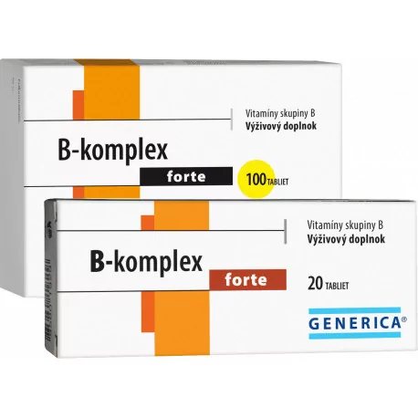 GENERICA B-komplex forte tablety 100 ks