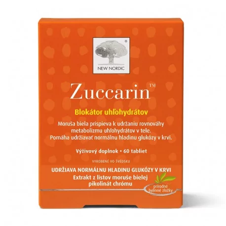 NEW NORDIC ZUCCARIN tablety 60 ks
