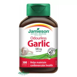 JAMIESON Cesnak bez zápachu 500 mg 300 kapsúl