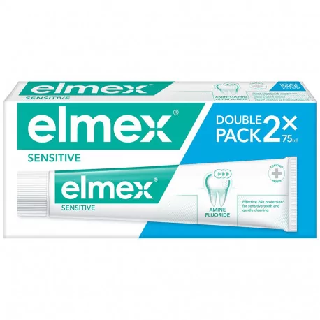 ELMEX SENSITIVE zubná pasta duopack 2 x 75 ml