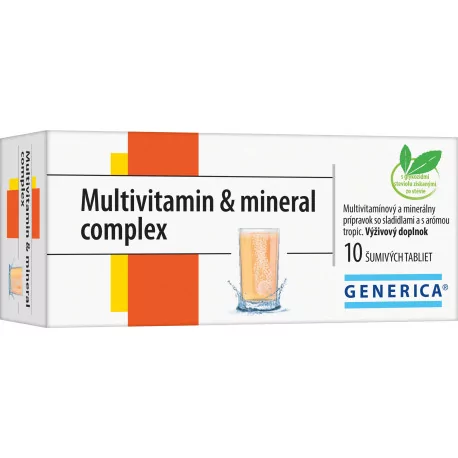 GENERICA Multivitamin & mineral complex šumivé tablety 10 ks