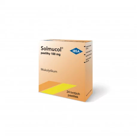 Solmucol 100 mg pastilky 24 ks