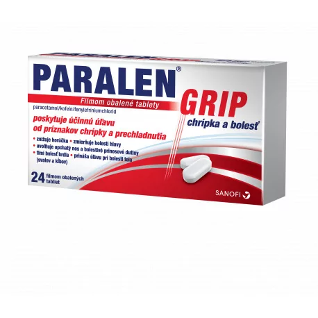 PARALEN GRIP chrípka a bolesť tablety 24 ks