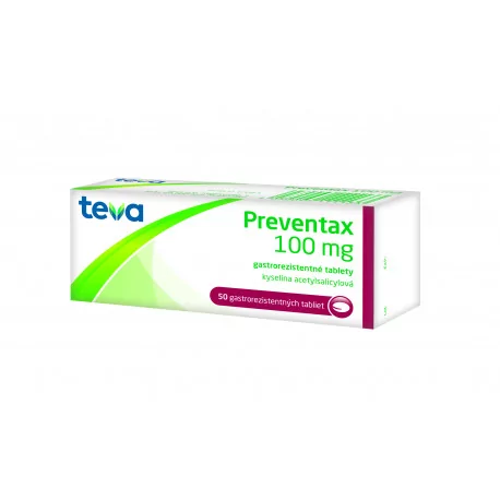 Preventax 100 mg tbl ent (blis. Al/PVC) 5x10 ks