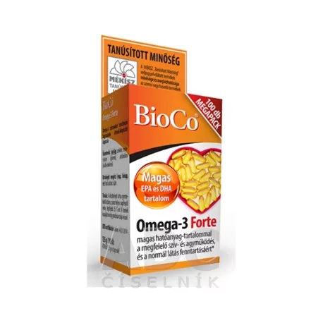 BioCo Omega-3 Forte MEGAPACK kapsuly 100 ks