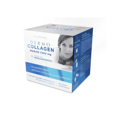 DermoCollagen Marine 3500 mg ProVenus prášok vo vrecúškach s malinovou príchuťou 30 ks