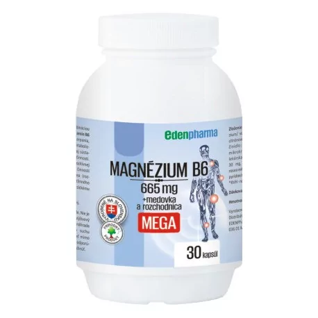 EDENPharma Magnézium B6 mega kapsuly 30 ks
