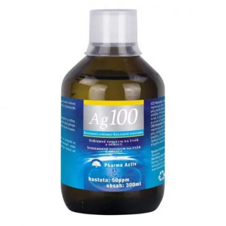 Pharma Activ Koloidné striebro Ag100 hustota 50ppm 300 ml