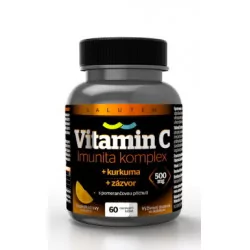 SALUTEM Vitamín C 500 mg Imunita komplex cmúľacie tablety 60 ks