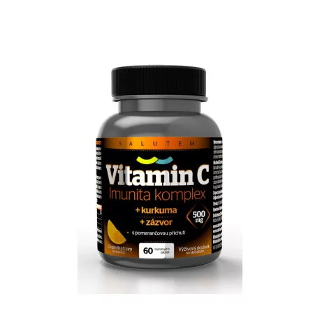 SALUTEM Vitamín C 500 mg Imunita komplex cmúľacie tablety 60 ks