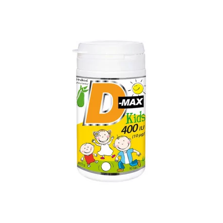 Vitabalans D-MAX Kids 400 IU žuvacie tablety 90 ks