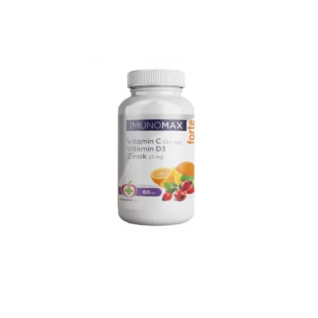 IMUNOMAX Forte Vitamín C+D+Zinok kapsuly 60 ks