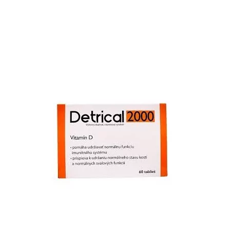 Detrical 2000 Vitamín D tablety 60 ks
