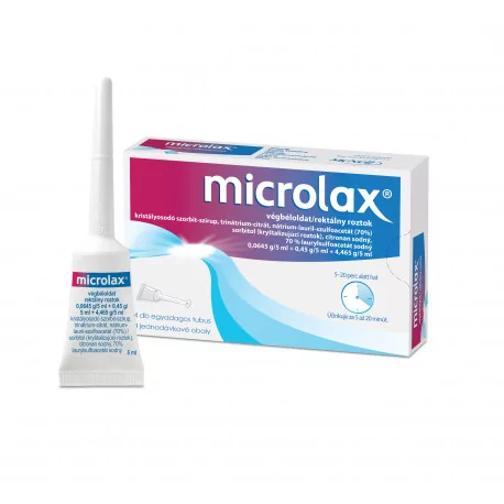 MICROLAX rektálny roztok 4 X 5 ml