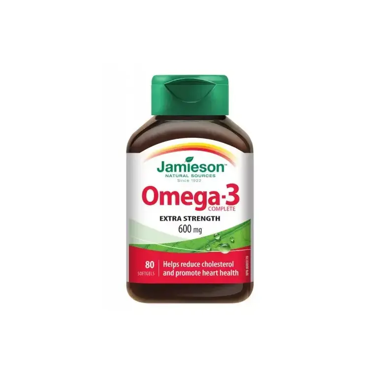 JAMIESON OMEGA3 COMPLETE 600 mg kapsuly 80 ks MEDIKAMENT.sk