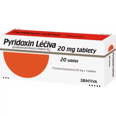 Pyridoxin Léčiva 20 mg tablety 20 ks