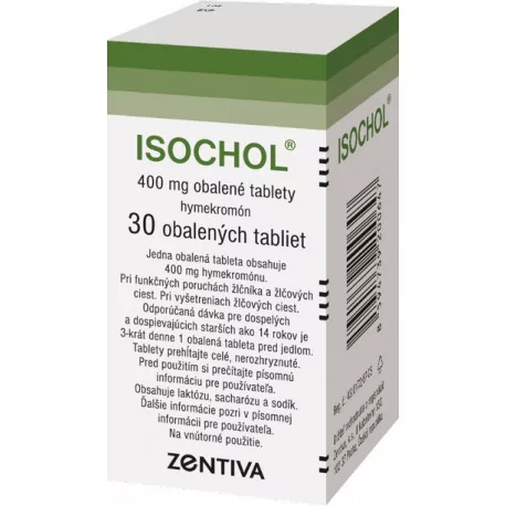 ISOCHOL 400 mg tablety 30 ks