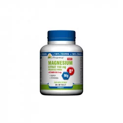 BIO Pharma Magnesium citrát 150 mg + Vitamín B6 tablety 60 ks