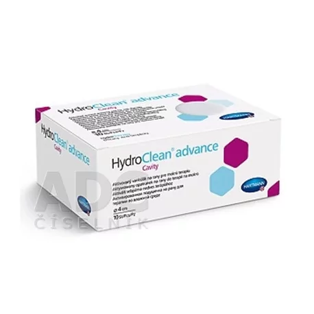HydroClean Cavity vankúšik na rany štvorec 10 x 10 cm 10 ks