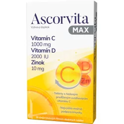 Ascorvita MAX tablety 30 ks