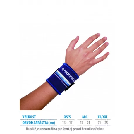 PROTETIKA BANDÁŽ Zápästia veľ.XL/XXL obvod 21-25 cm