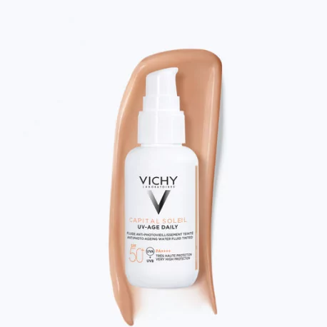 VICHY CAPITAL SOLEIL UV-AGE DAILY SPF 50+ tónovaný fluid 40 ml