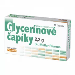 Dr. Müller Glycerínové čípky 2,2 g sup 12 ks