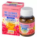 MÜLLEROVE medvedíky vitamín C tablety s príchuťou malín 45 ks