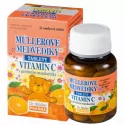 MÜLLEROVE medvedíky vitamín C tablety s príchuťou mandarínky 45 ks