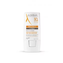 A-DERMA PROTECT X-TREM STICK 50+ transparentná tyčinka 8 g
