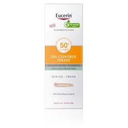 Eucerin SUN OIL CONTROL TINTED SPF 50+ MEDIUM gél-krém tonovaný 50 ml