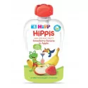HiPP HiPPis 100% Ovocie Jablko Banán Jahoda kapsička 100 g