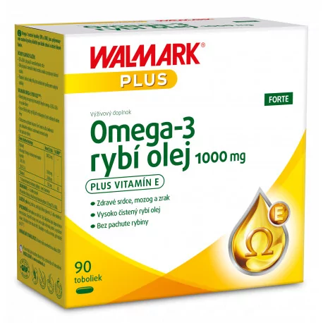 WALMARK Omega 3 rybí olej FORTE kapsuly 90 ks
