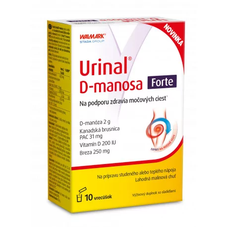 Urinal D-manosa Forte prášok 10 ks