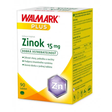 WALMARK Zinok 15 mg tablety 90 ks