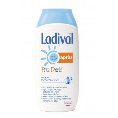 Ladival PRE DETI APRES mlieko po opaľovaní 200 ml