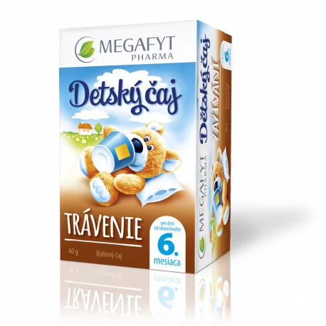 MEGAFYT Detský čaj TRÁVENIE bylinný čaj 20 x 2 g