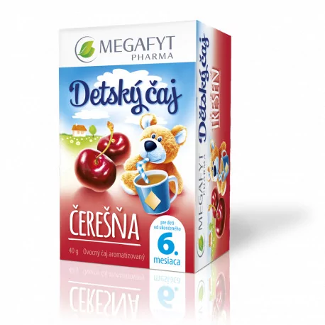 MEGAFYT Detský čaj ČEREŠŇA ovocný čaj 20 x 2 g