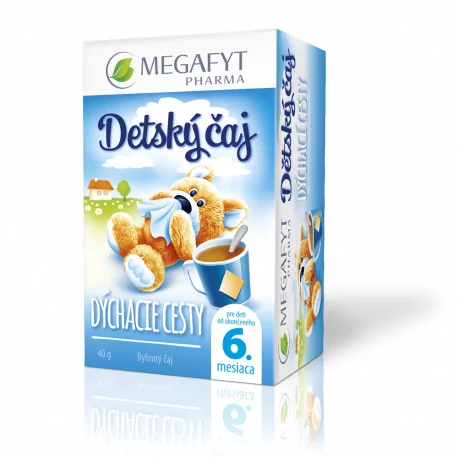MEGAFYT Detský čaj DÝCHACIE CESTY bylinný čaj 20 x 2 g