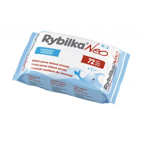 RYBILKA NEO S PANTENOLOM vlhčené obrúsky 72 ks