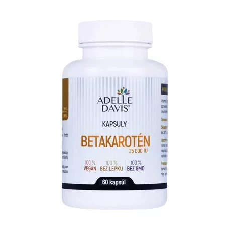 Adelle Davis BETAKAROTÉN 25000 IU kapsule 60 ks