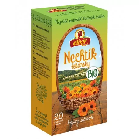 AGROKARPATY BIO Nechtík lekársky bylinný čaj vrecúška 20 x 2 g