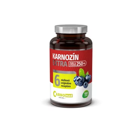 CarnoMed Karnozín EXTRA Pure&Strong kapsuly 100 ks