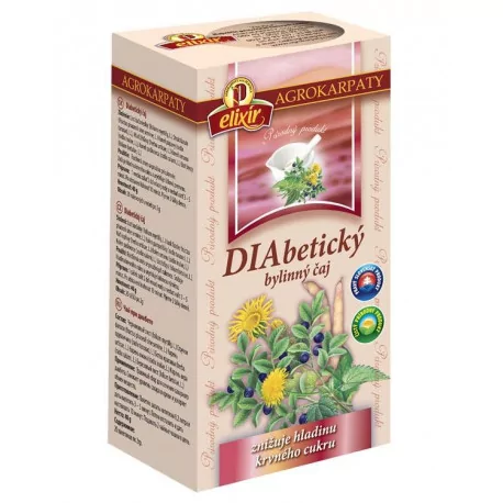 AGROKARPATY DIABETICKÝ ČAJ vrecúška 20 x 2 g